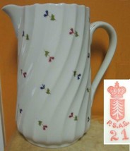 PSAG Pitcher 8.5&quot; floral hand painted Bavaria/ Germany c1911-1927 marked... - $53.99