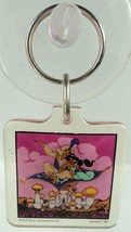 Vintage Disney Aladdin w/ Princess Jasmine 2-Sided Keychain Key Ring - $11.64
