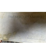 1968 Mercury Montego Registered OWNER&#39;S Manuale - $11.61 CAD