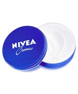 Original NIVEA CREME 1 oz rOund Blue METAL TIN Dry Skin MOISTURIZING CRE... - $229.25 MXN