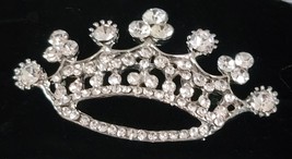 Stock Pin or Brooch Crown Crystals Horse Show NEW - £19.97 GBP
