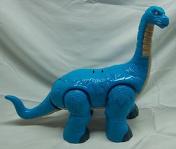 Fisher-Price 2010 Imaginext Blue Poseable Dinosaur Apatosaurus 13&quot; Plastic Toy - £15.53 GBP
