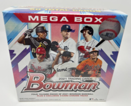 2021 Topps Bowman MLB Baseball Trading Cards Mega Box - New and Factory Sealed - £30.74 GBP