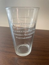 Vintage Intermec/Schenker Partnership Glass Approxi. 14oz - e409 - $5.54