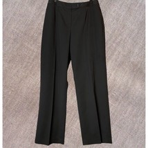 Jones New York Women Black Dress Pants Stretch Career Pleated Business Size 14W - $18.90