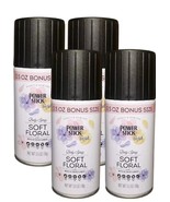 Lot 6 x Power Stick SOFT FLORAL Her/women&#39;s Body Spray 3.5 Oz Each - $562.76 MXN