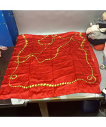 Robert Lee Morris Red Silk Women’s Shawl/Scarf - Signed - €12,79 EUR