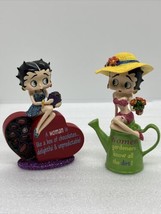 Set Of 2 Danbury Mint Betty Boop Its a Girl Thing Figurines Chocolates G... - £85.93 GBP