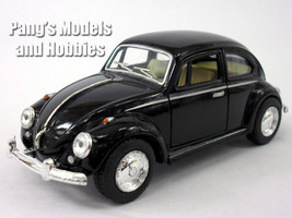 Volkswagen - VW - 1967 Classic Beetle 1/32 Scale Diecast Metal Model - BLACK - £10.89 GBP