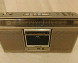 Vintage LARGE Panasonic Radio RX-5020 Gray AM/FM BOOMBOX /Recorder TESTE... - £85.49 GBP