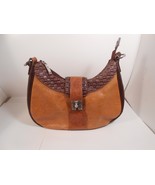 M. C. Marc Chantal Brown Pebbled Leather Brown Purse Bag - $296.99 MXN