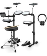 Donner Ded-70 Electric Drum Set, Quiet Electronic Drum Kit For Beginner ... - £223.94 GBP