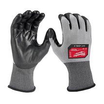 Milwaukee 10&quot; XL High Dexterity Cut Level 2 Resistant Polyurethane Dipped Gloves - £8.71 GBP