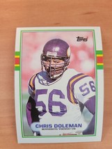 1989 Topps #84 Chris Doleman - Minnesota Vikings - NFL - Fresh pull - £1.43 GBP