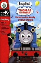 LeapFrog LeapPad Educational Game: Thomas the Really Useful Engine. BOOK and CAR - £14.04 GBP