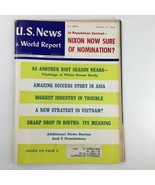 US News & World Report Magazine March 11 1968 Nixon Now Sure of Nomination - $14.20