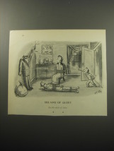 1951 Cartoon by William Steig - Dreams of Glory In the Nick of Time - £14.77 GBP