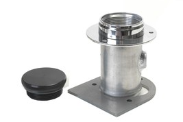 Remote Fuel Filler With Billet Aluminum Cap For 2.5 Inch Hose With 1/8 N... - $160.00