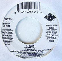 R. Kelly - Gotham City / Acapella Batman ST 7&quot; 45 Promo Record Jive 1997... - £9.35 GBP