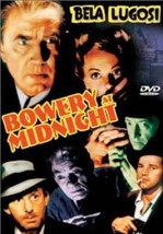 Bowery At Midnight (DVD) (1942) (All Reg DVD Pre-Owned Region 2 - £26.82 GBP