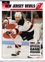 1993-94 New Jersey Devils Game Program VS Montreal Canadiens 10/26/93 Roy - £18.72 GBP