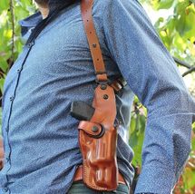 Fits Ruger SP101 357 Mag 2.25”BBL Shoulder Holster Double Speed Loader #1497# RH image 2