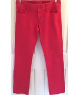 Lilly Pulitzer Sz 6 Coral Pink Worth Straight Jeans Women&#39;s Skinny Pants - $489.84 MXN
