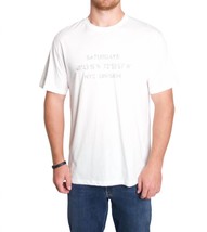 Saturdays Nyc reverse division standard tee in White - size L - £30.48 GBP