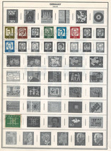 GERMANY GDR 1959-1966 Very Fine Used Stamps Hinged on list: 2 Sides - £0.89 GBP