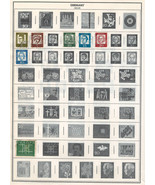 GERMANY GDR 1959-1966 Very Fine Used Stamps Hinged on list: 2 Sides - £0.87 GBP