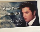 Elvis Presley Postcard Young Elvis How Great Thou Art - $3.46