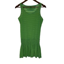 Prana Women’s Tank Top Small Green Striped Sleeveless Peplum Hem - $15.00