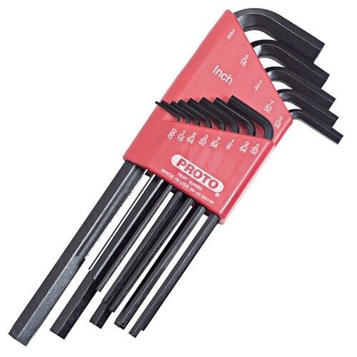 Primary image for Proto J4983 13-Piece Blaxide Oxide Long Arm Hex Key Set with Plastic Holder