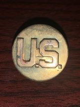 WW2 US Army Enlisted Collar Disc Pinback Rank Insignia - $9.41