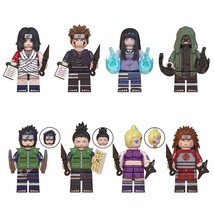 Naruto Team Kurenai and Team Asuma Ino Choji Hinata Kiba Shino 8pcs Minifigures - £14.58 GBP