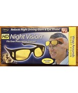 Night Vision Glasses ... wrap arounds (nice!) greatly reduces night time... - $189.87 MXN