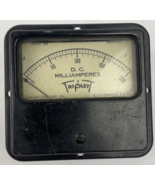 D.C. Milliamperes Panel Meter Triplett Electrical co. Model 326 Made in ... - $26.72