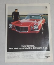 Vintage 1970 Chevy Camaro Magazine Advertisment Rally Sport - $16.83
