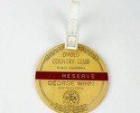 Vintage Diablo Country Club California Golf Bag Tag Devil Gold Red - $18.99