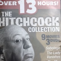 The Hitchcock Collection DVD 2005 3 Disc Set Over 13 Hours With 9 Movies SEALED - £7.95 GBP