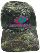 Mossy Oak Green Women&#39;s Hat Embroidered Blue/Pink Logo Adjustable Hook &amp;... - $13.46