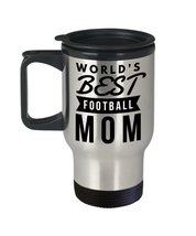 Worlds Best Football Mom - Funny Mom Travel Mug 14oz - Mothers Day Gifts, Mum Bi - £18.28 GBP