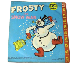 Frosty The Snowman - Vintage Golden Record 7&quot;  45 RPM - 1951 vinyl is VG - $8.90