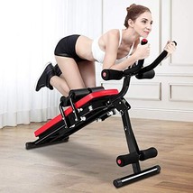 Ab Exercise Bench, Abdominal Workout Machine Foldable Sit Up Bench Full ... - $241.30
