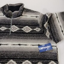 Wrangler Mens Medieval Blue Heavyweight 1/4 Zip Pullover Sherpa Jacket 112318250 image 12