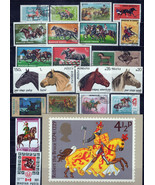 Horses Stamp Collection MNH/Used All Different Farm Animals Pets ZAYIX 0... - $7.16