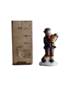 Christmas Village Figurine Man Street Musician Accordion Entertainer 2&quot; - €8,83 EUR