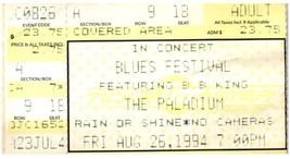 B.B. King Ticket Stub August 26 1994  Charlotte North Carolina - $24.74