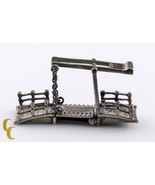 Medusa Oro Miniatura Casa Delle Bambole Argento Sterling 925 Drawbridge - $4,249.82 MXN