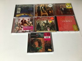 Lot of 7 New Sealed Christmas CD&#39;s Tony Bennett, Three Tenors, Johnny Mathis - £15.45 GBP